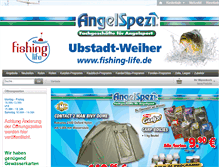 Tablet Screenshot of fishing-life.de